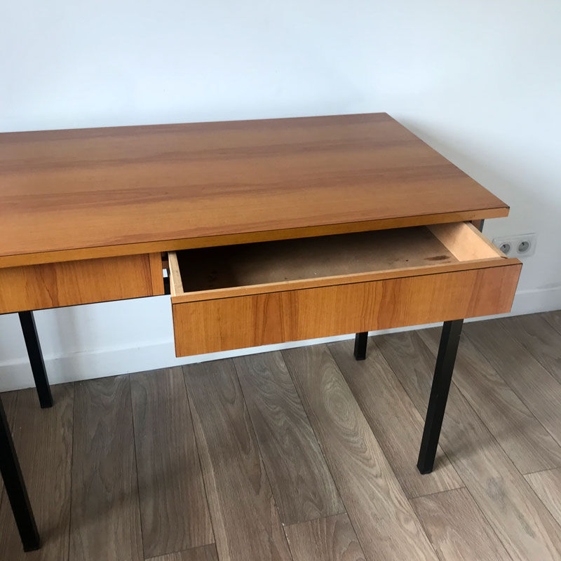 Desk in formica and metal 1970