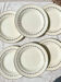 6 opaque porcelain dinner plates, Digoin model "Suzy"