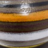 Postmodern Brown Enameled Earthenware Vase by Bitossi