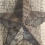 Amish Star 30cm Raw Rusty look