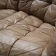 DS 11 modular sofa in brown patchwork leather by De Sede Team for De Sede Swiss