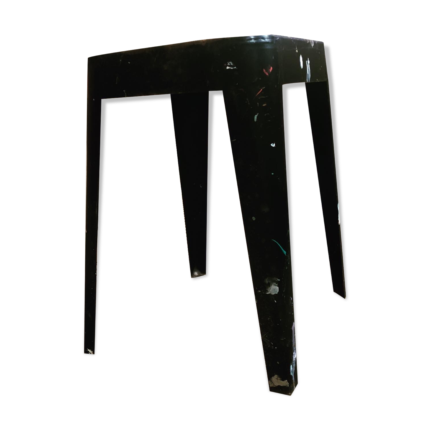 Tabouret d’atelier en métal