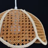 Rattan pendant light