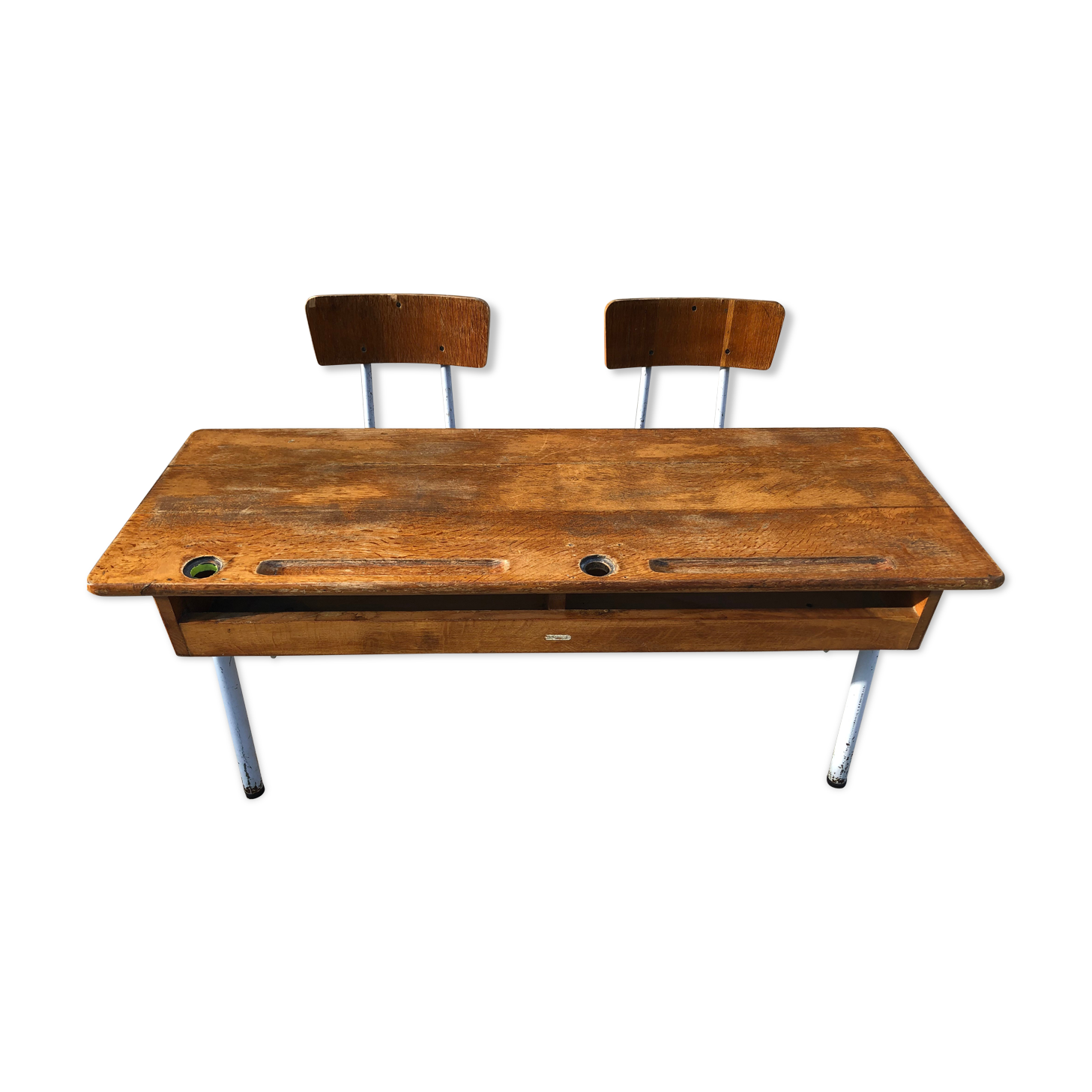Double school desk