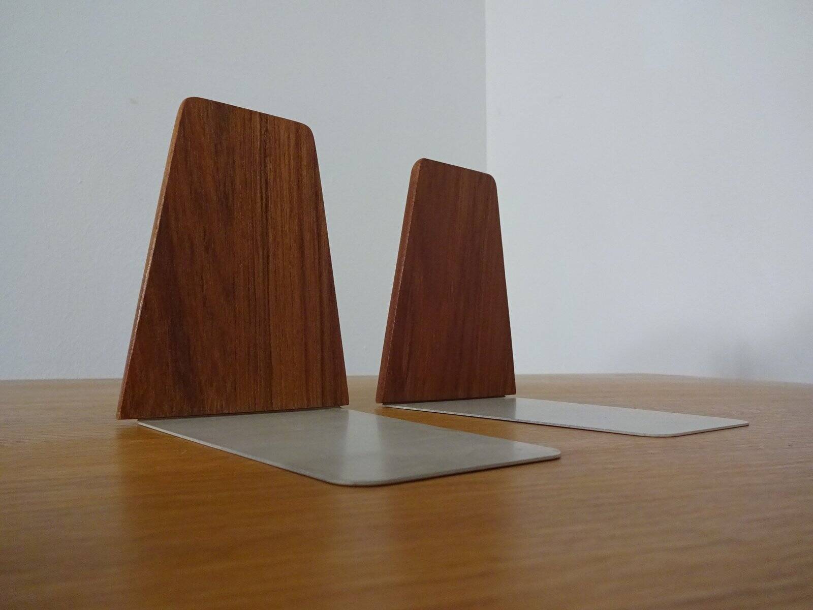 Danish Teak Bookends from Feldballes Møbelfabrik, 1960s, Set of 2