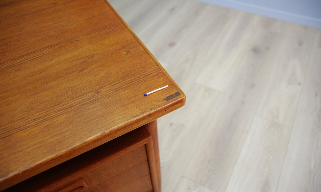 TEAK WRITING DESK DANISH DESIGN 60 70 RETRO