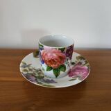 Porcelain Coffee Cup Bill Goldsmith Limoges "Victoria"