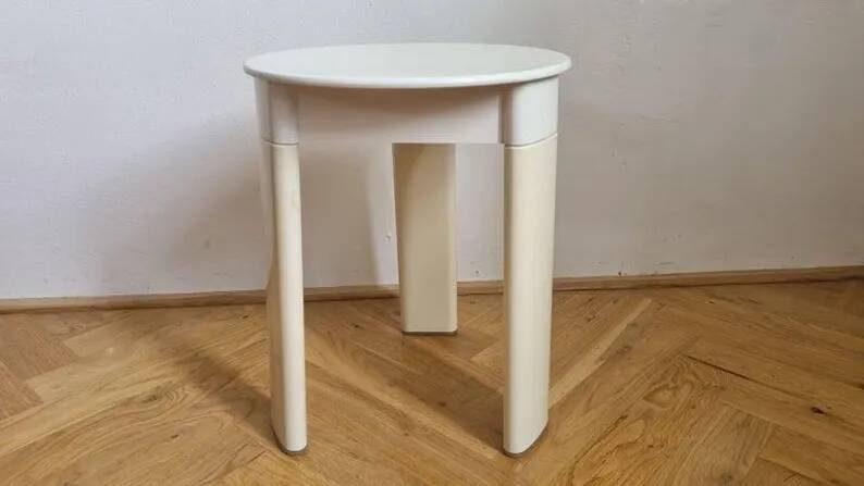 Midcentury Stool or Side Table Trio, Olaf Von Bohr for Gedy, Italy, 1970s