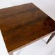 Coffee table in rosewood designed by Severin Hansen for Haslev Furniture Factory in the 1960s.