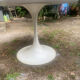 Vintage round tulip table