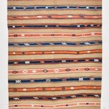 5x8 Beige & Blue Antique Decor, Ruuged Rug, 145x230Cm