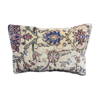 Turkish Carpet Floral Lumbar Pillow 40x60cm