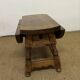 Round wooden coffee table
