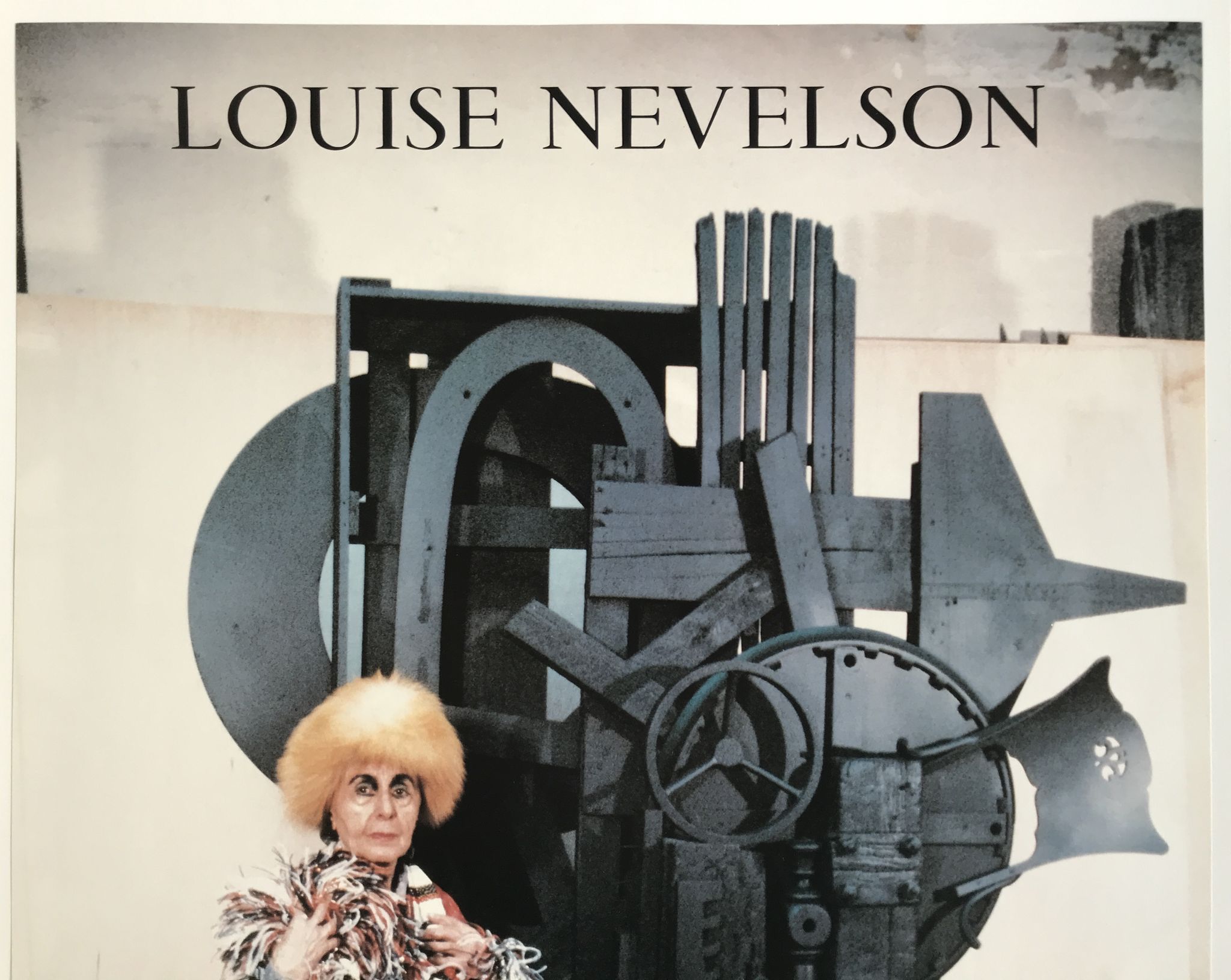 Exhibition poster of Louise Nevelson at the Galerie Claude Bernard, 1986