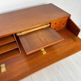 Commode secrétaire en teck danois vintage des années 1960 par Børge Mogensen