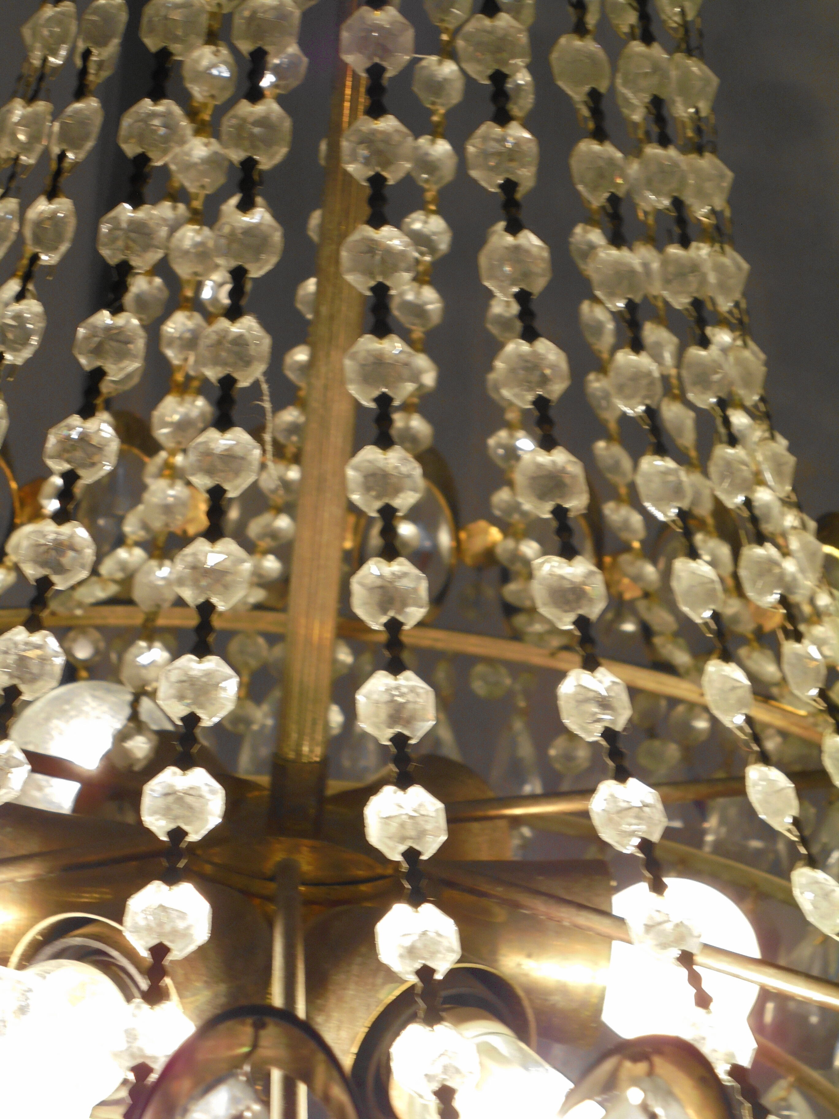 Mongolfier chandelier from the 70s