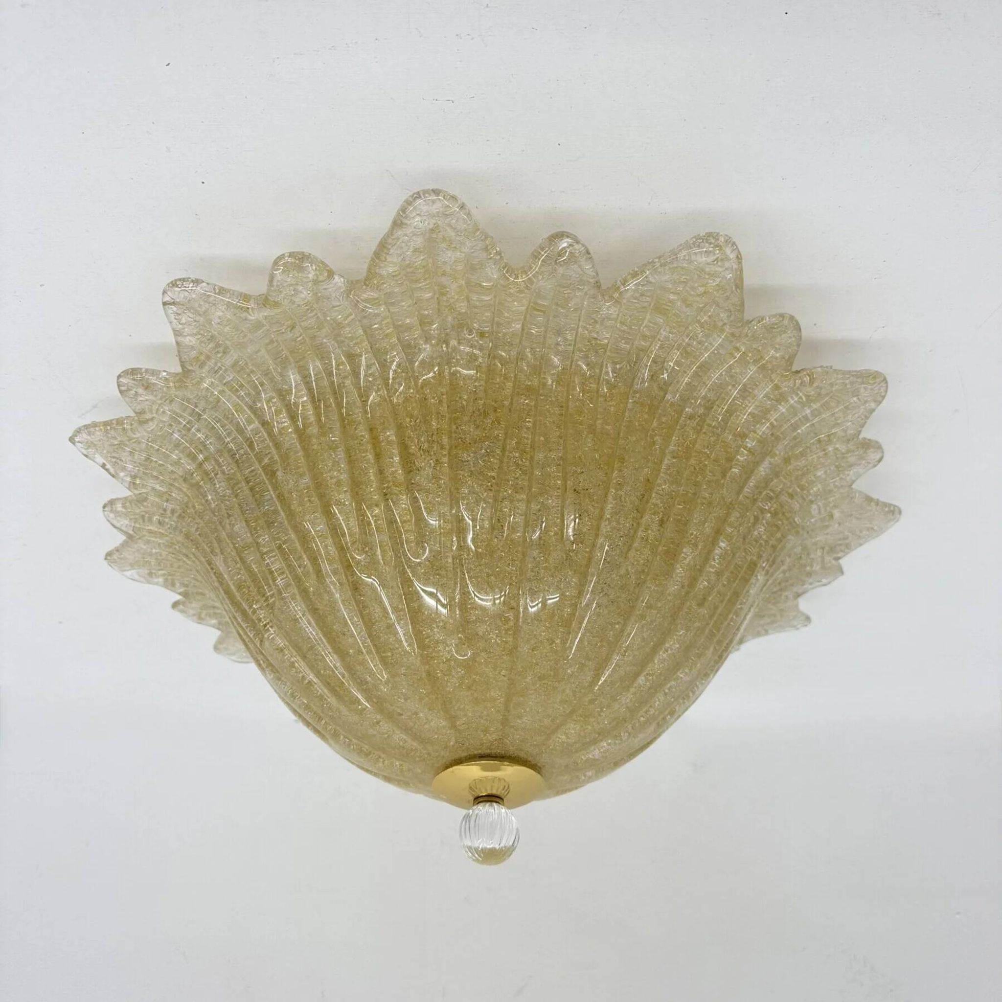 Mid-century Murano glass Italian ceiling lamp, 1970s
