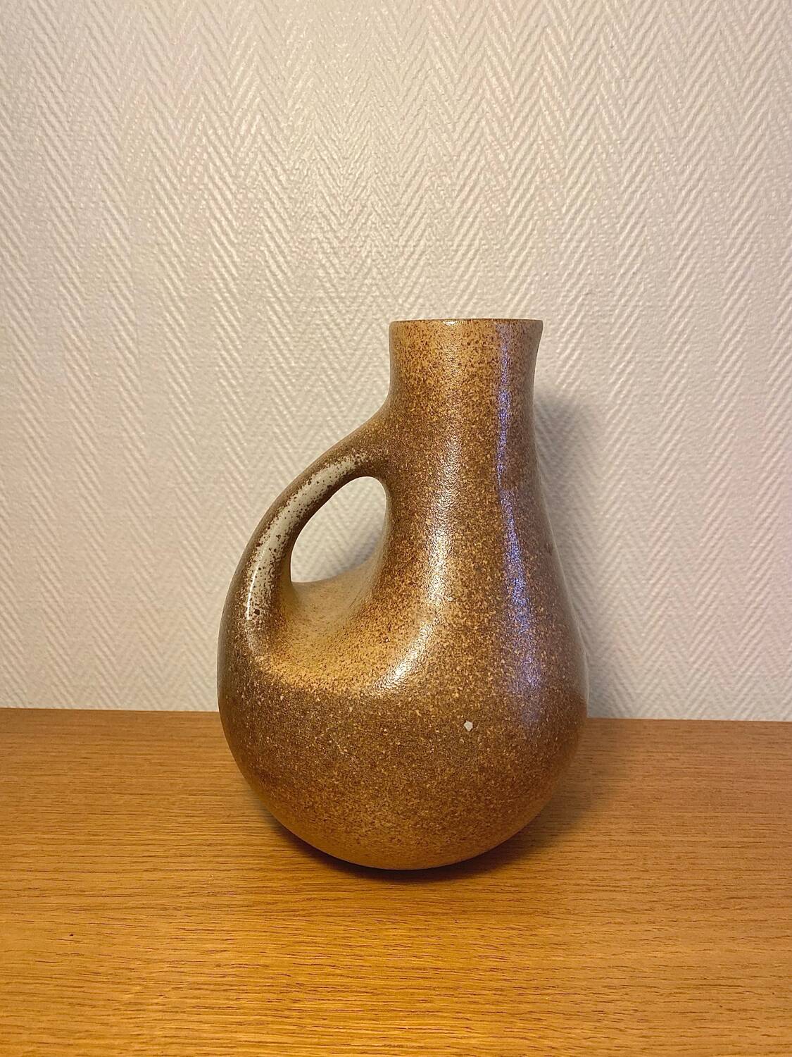 60s modernist stoneware carafe