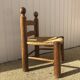 Braided rush low chair 1949