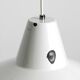 Two 50s metal enamel ceiling lamps by Axel Wedel Madsen for Louis Poulsen