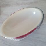 Duck-shaped slipware in the style of Michel Caugant.