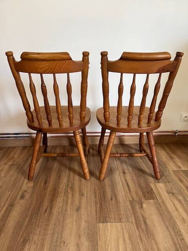 Paire de chaises western
