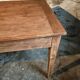 Antique French farmhouse dining table in oak and pine, circa 1900