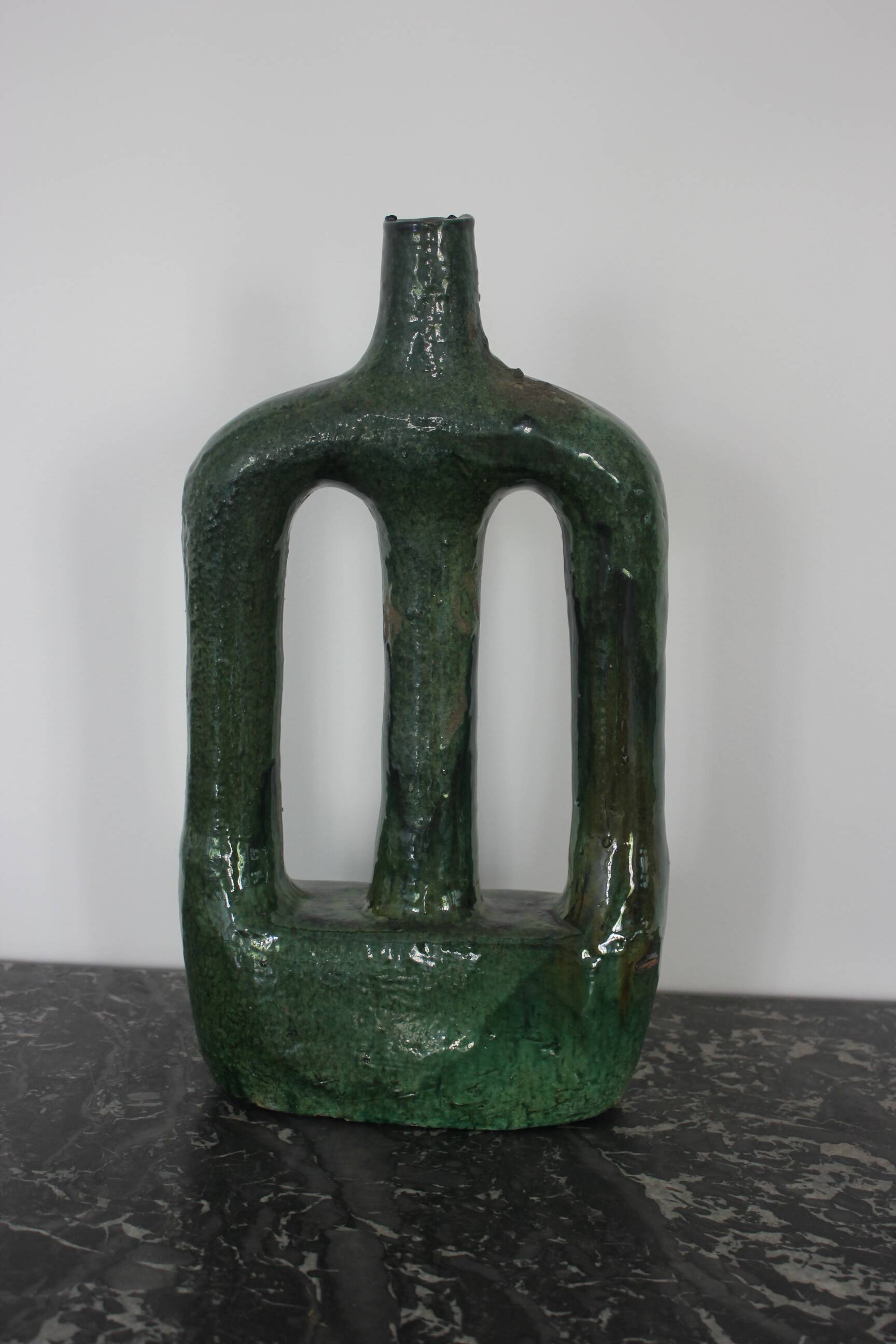 Tamegroute green abstract piece