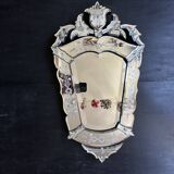 Venetian mirror made of Murano glass, early 20th century.