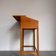 Vintage lectern desk oak
