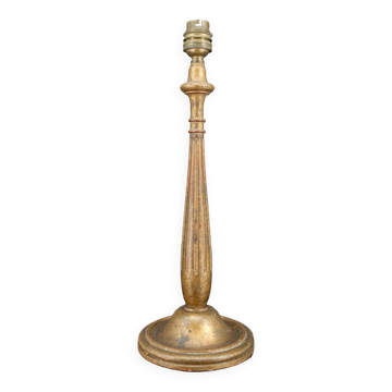 Art Deco lamp in gilded wood, France, Circa 1920