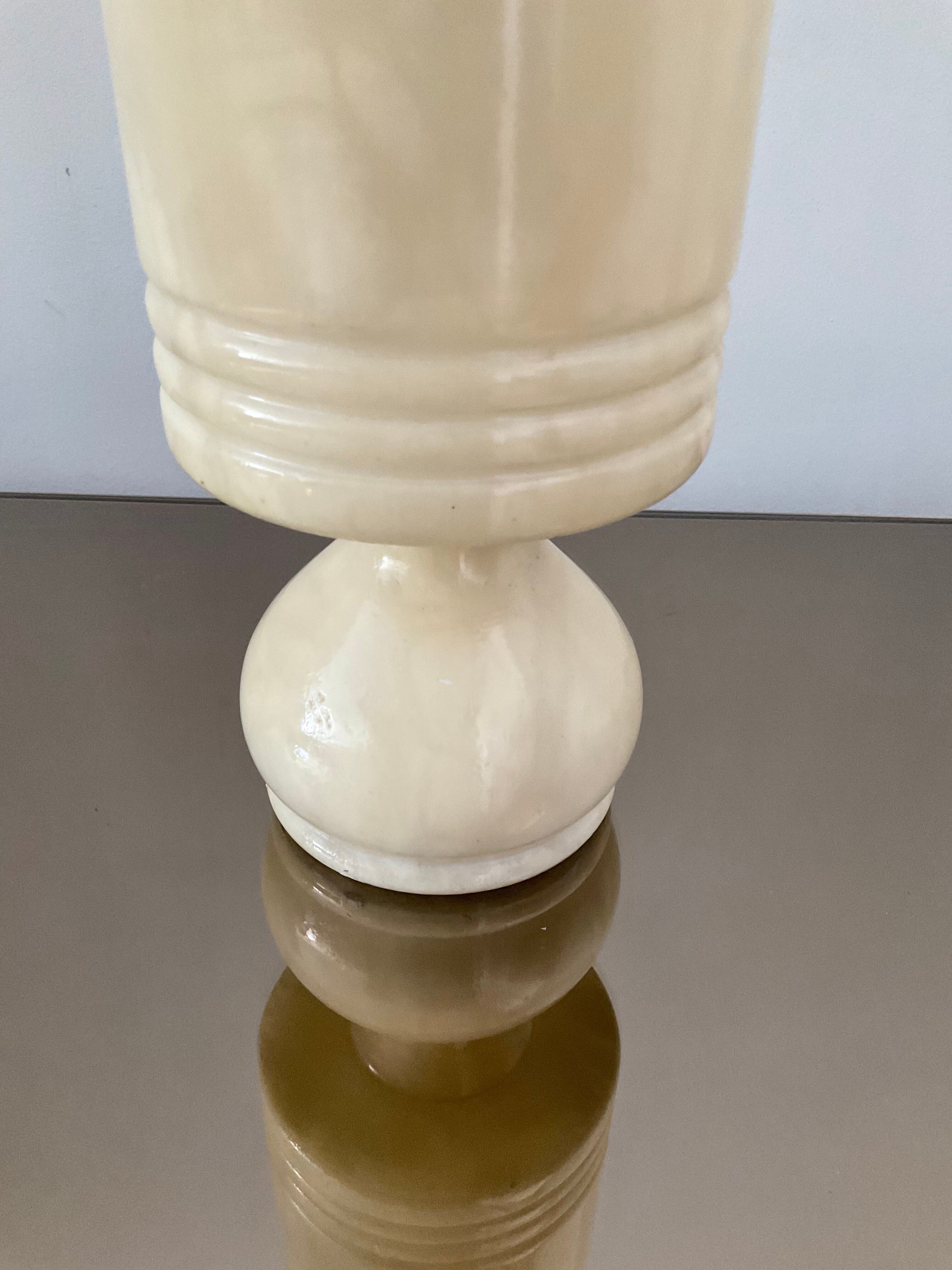 Alabaster lamp from the 70s