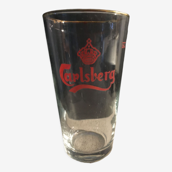 Ancien verre à bière Carlsberg