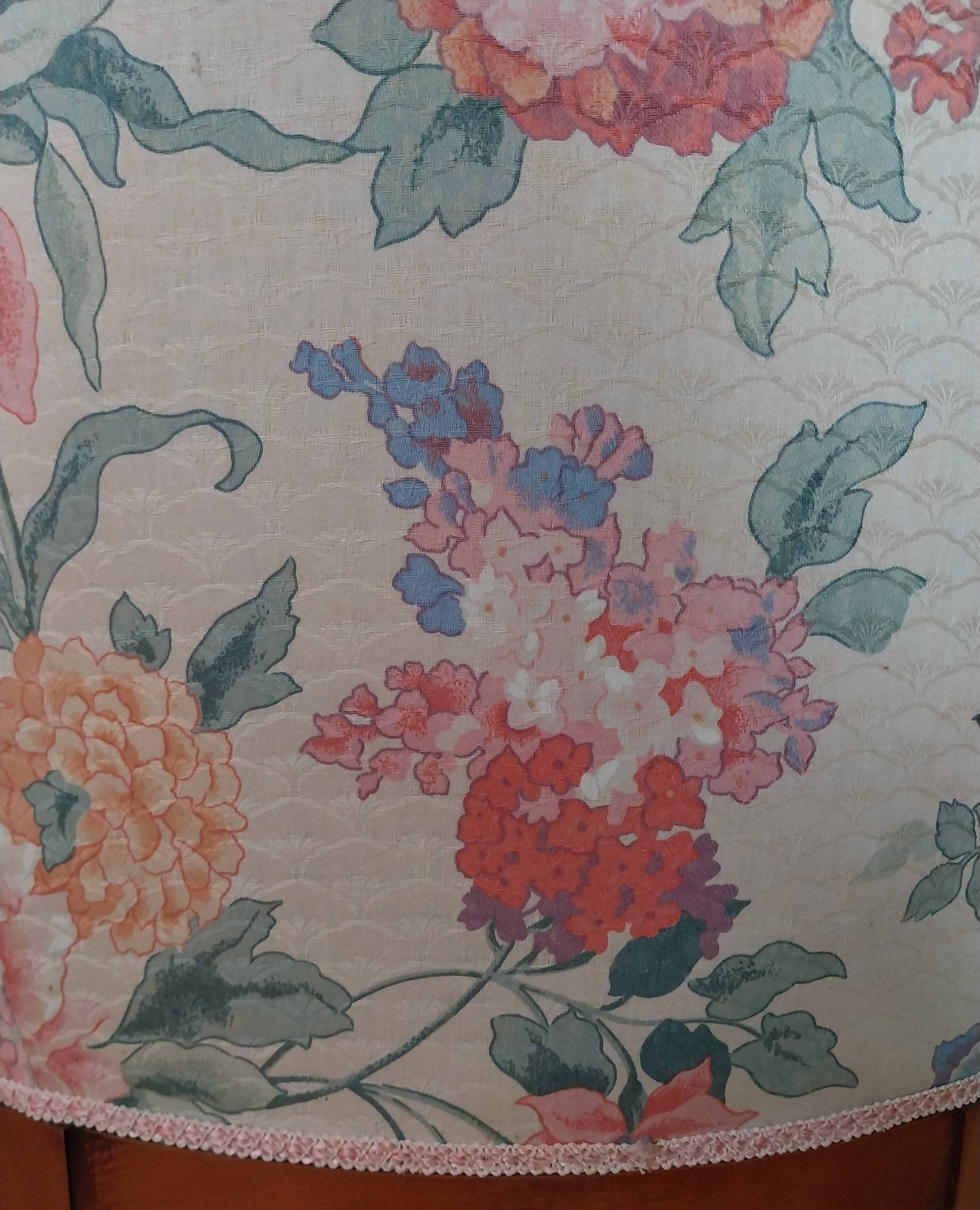 Pair of bergère armchairs