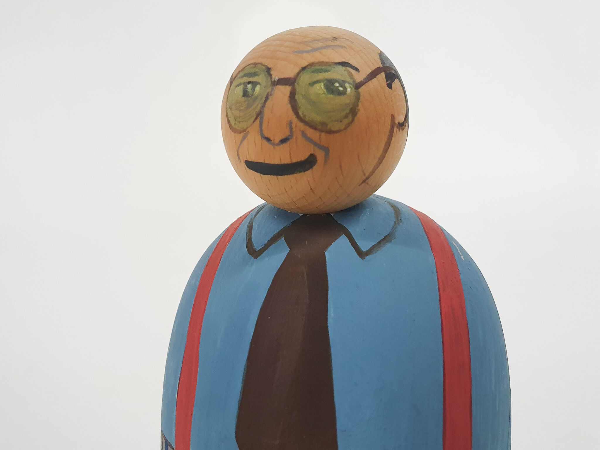 Grand-père en bois vintage