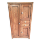 Small cabinet made of raw wood