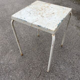 Bistro metal table, blache garden