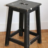 Black oak stool 460mm