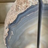 Paire de serre-livres en agate