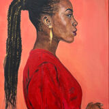Tableau femme africaine