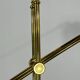 Vintage adjustable Italian solid brass floor lamp from 70s