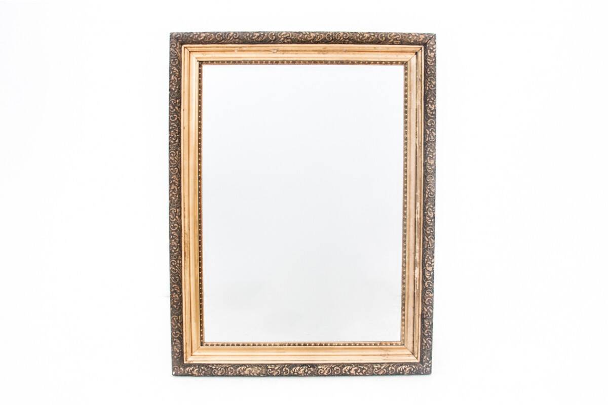 Mirror in a golden frame, Western Europe.