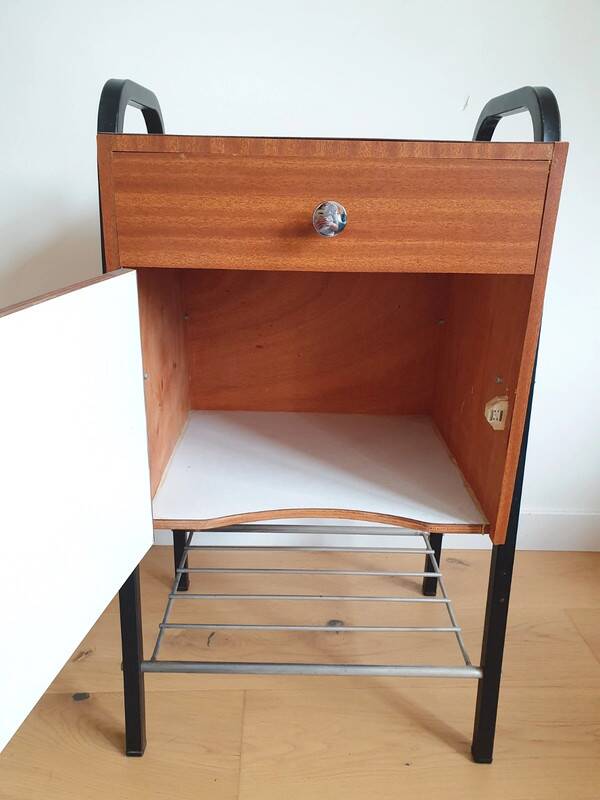 Side table, vintage bedside table