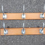 Set of two vintage coat racks