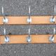 Set of two vintage coat racks