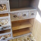 Grain-style storage furniture