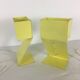 Pair of folded metal bedside lamps 1950