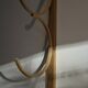 Swedish wooden wall-mounted drawing rack