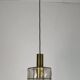glashuette limburg hanging LAMP 1960's 70's glass pendant light model P292