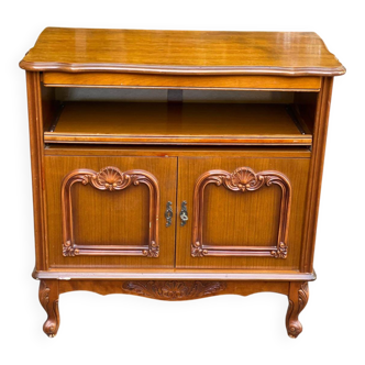 Louis XV wooden sideboard with 2-door TV cabinet